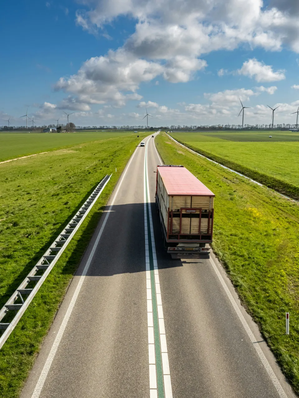 Lkw auf einer Autobahn